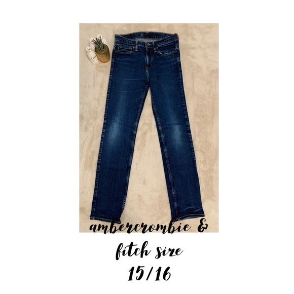 Ambercrombie & Fitch Dark Denim Jeans - Picture 1 of 2